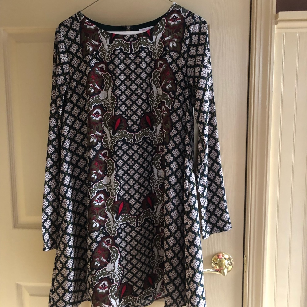 patterned dress small
